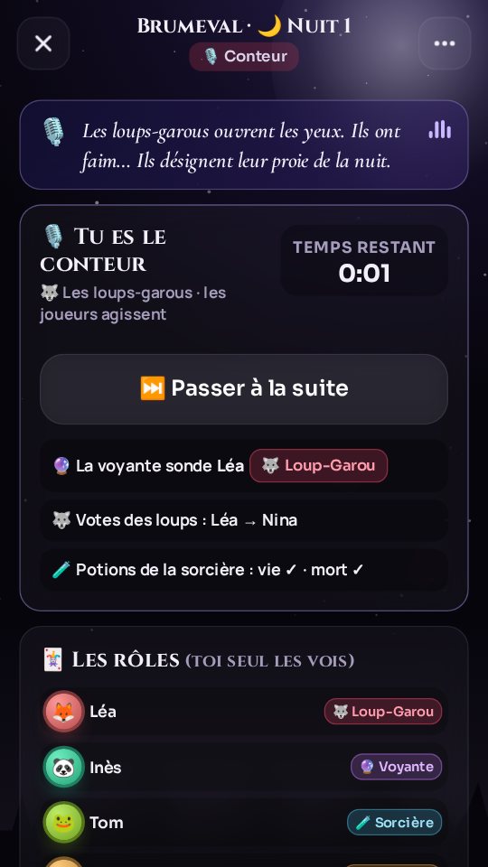 Écran du conteur