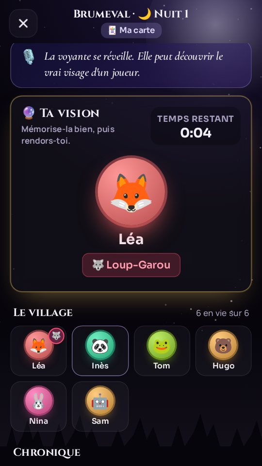 Vision de la voyante